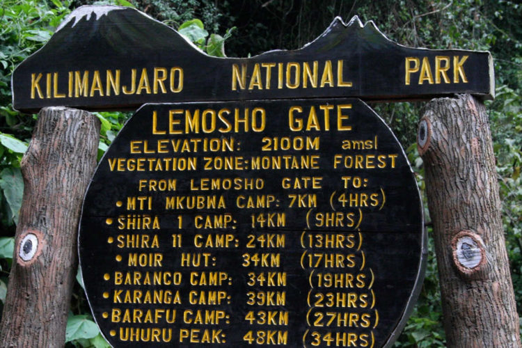 7 Days Mount Kilimanjaro Lemosho Route Trekking